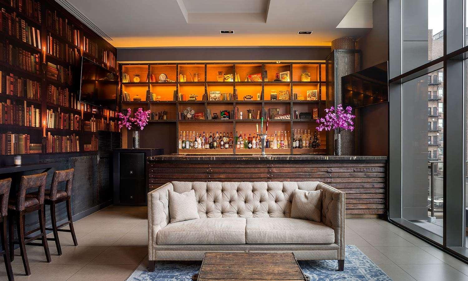 罗顿公园大道酒店 纽约 外观 照片 The Library at The Hari