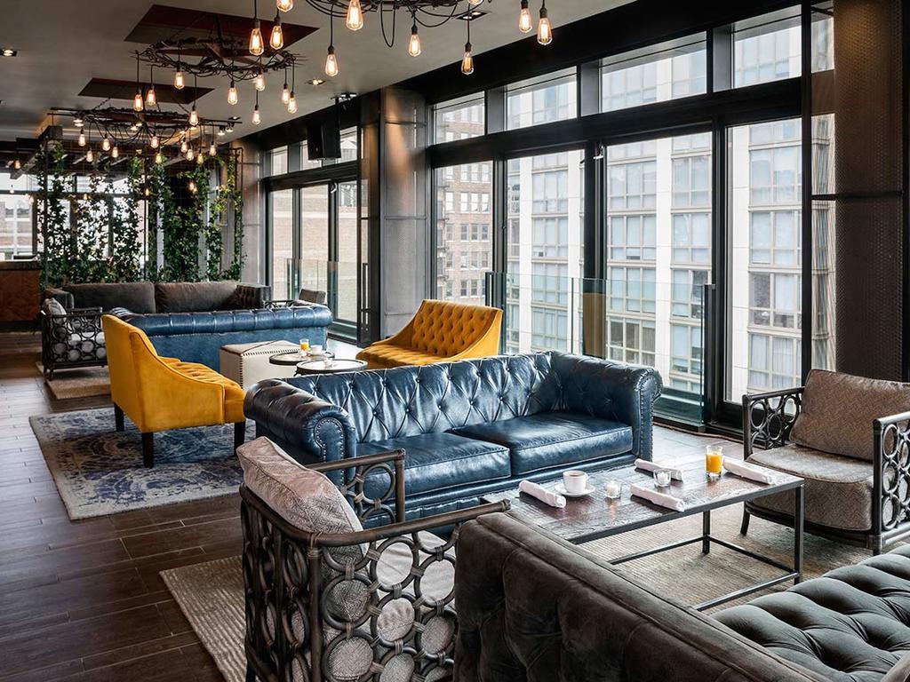 罗顿公园大道酒店 纽约 外观 照片 The lounge at the 36th floor